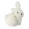Raz 6" Soft White Faux Fur Sitting Easter Bunny Rabbit Spring Figure